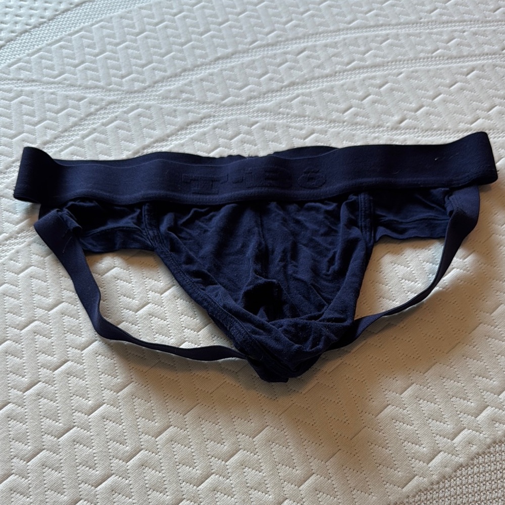 T-Bô Navy Blue Jockstrap